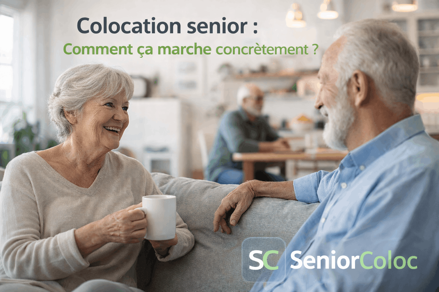 Colocation senior : fonctionnement concret entre seniors partageant un logement en France